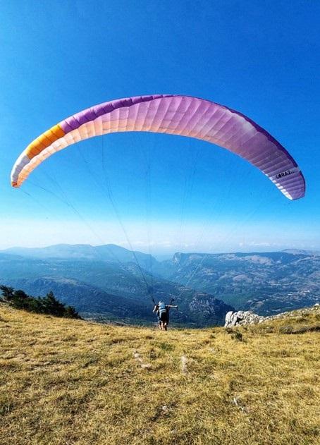 premier baptême de l’air en parapente à Nice