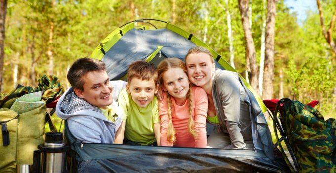 famille camping