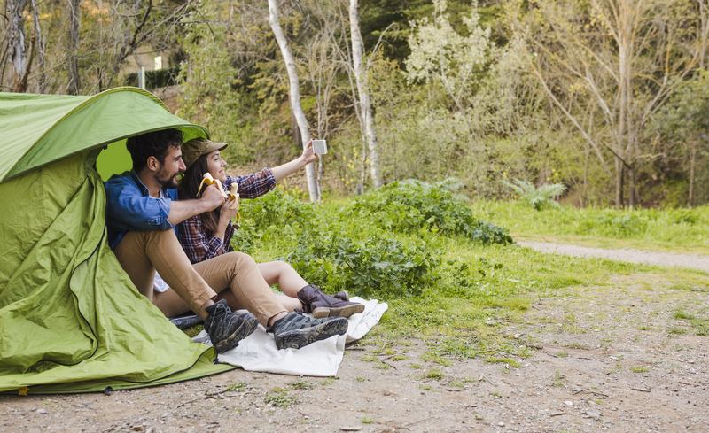 Faire du camping pendant les jeux olympiques