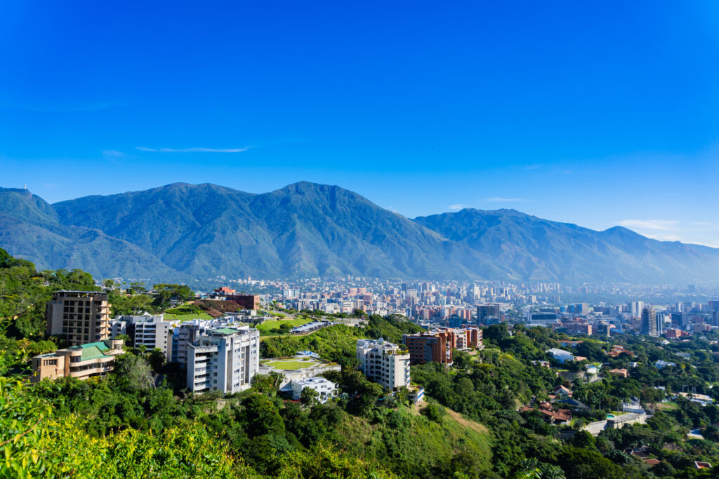 Vue sur la ville de Caracas