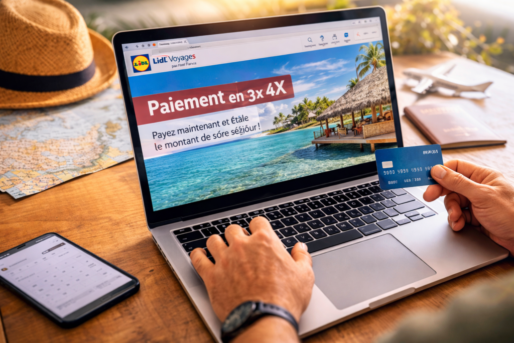 Lidl voyage paiement en plusieurs fois pour réserver un séjour sans payer tout d’un coup
