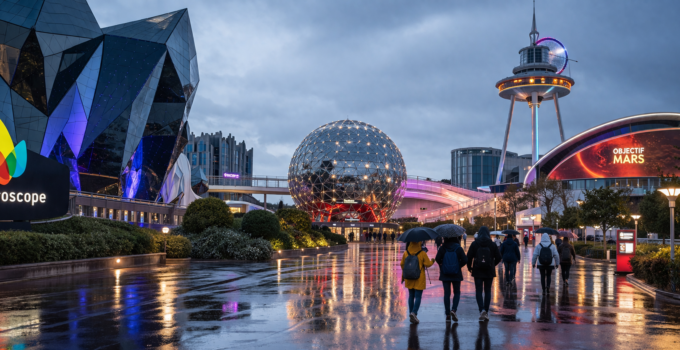 Le Futuroscope reste une excellente destination même sous la pluie.