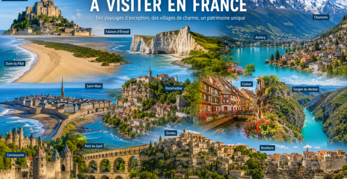 30 plus beaux endroits à visiter en France