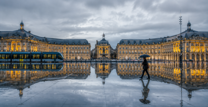 Bordeaux quand il pleut