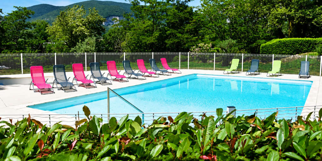 piscine à Cruas au camping Harmony