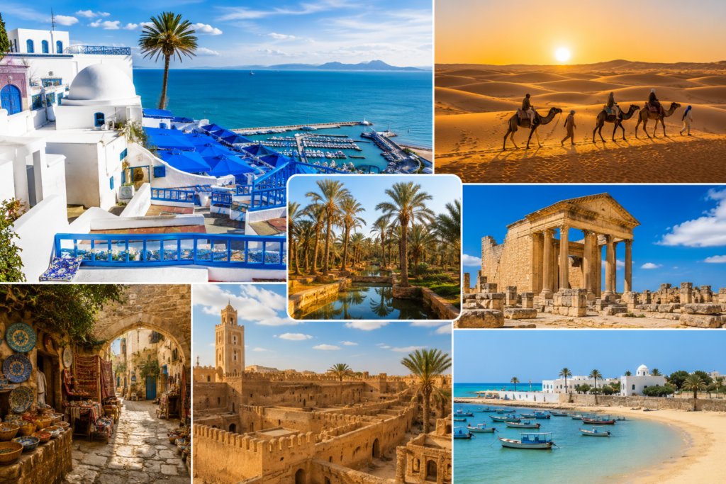 Les plus beaux endroits à visiter en Tunisie