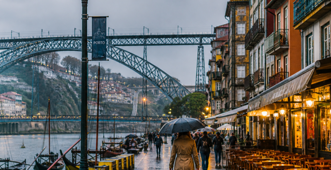Porto quand il pleut