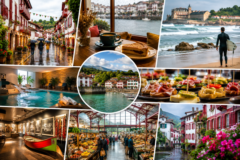 Quand il pleut au pays basque