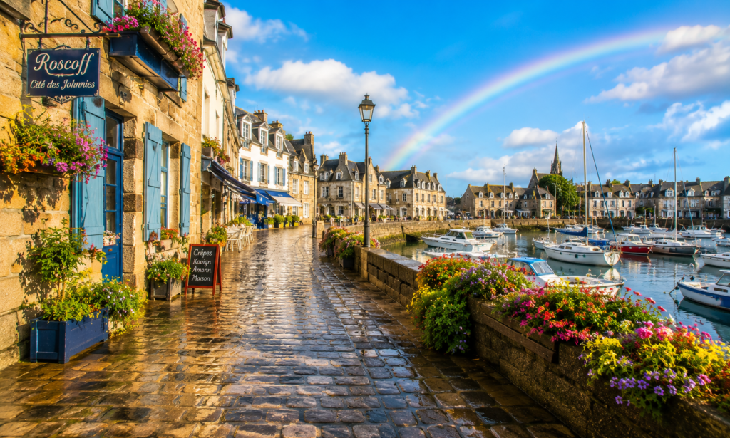 Roscoff quand il pleut