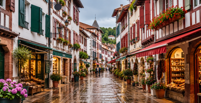 Saint-Jean-de-Luz quand il pleut