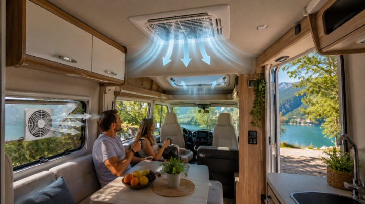 climatisation et ventilation de  camping-car