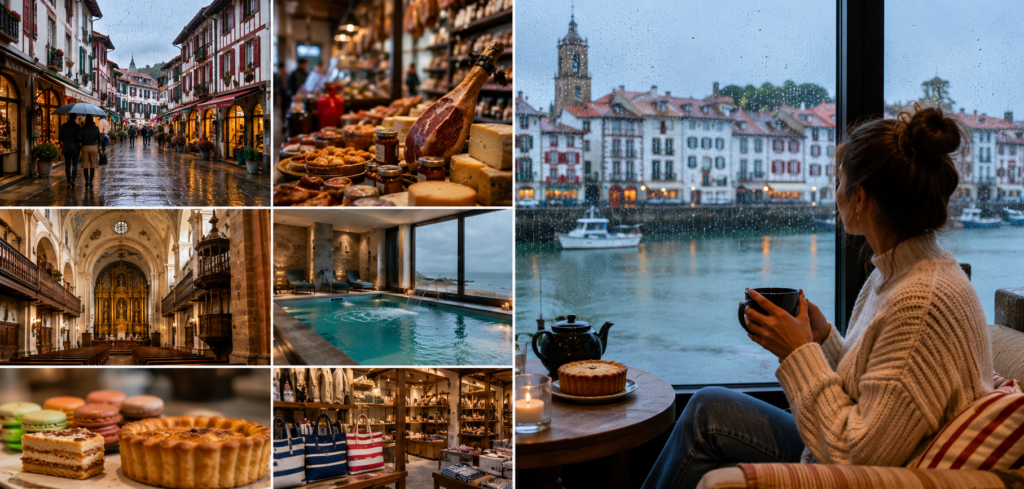 Saint-Jean-de-Luz quand il pleut