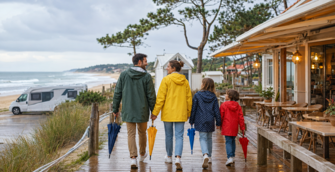 Que faire à Lacanau quand il pleut Sorties en famille, pauses gourmandes, visites, détente et idées pour profiter malgré les averses.