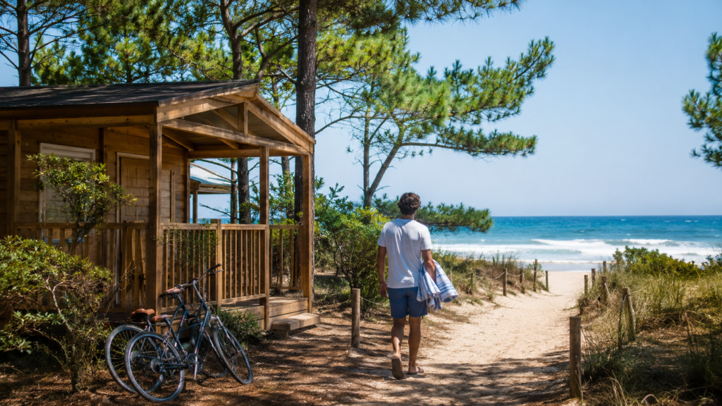 Camping en bord de mer dans les Landes