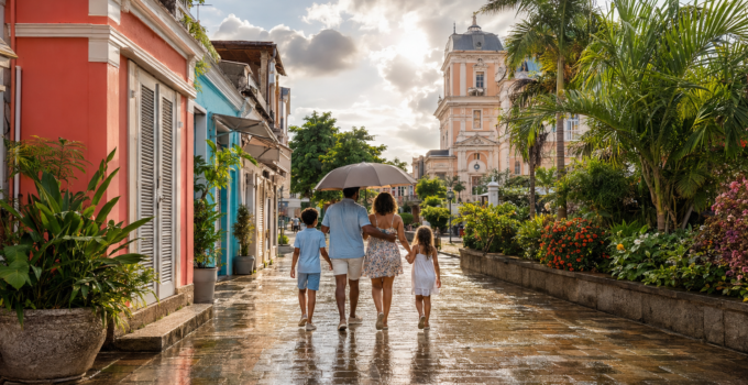 Une famille en martinique